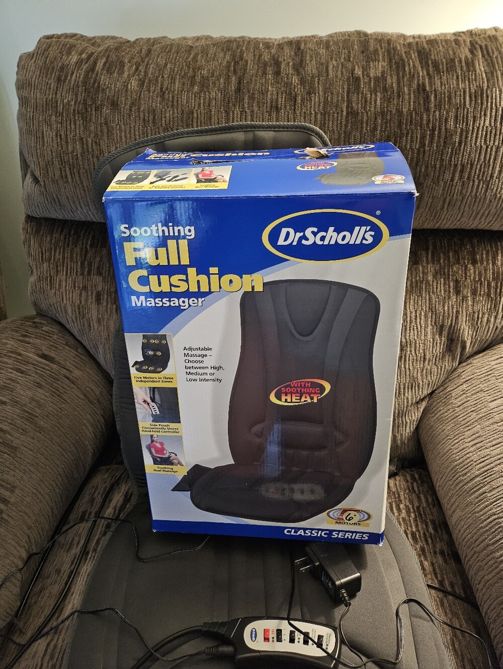 Dr. Scholl's Soothing Full Cushion Massager with Heat